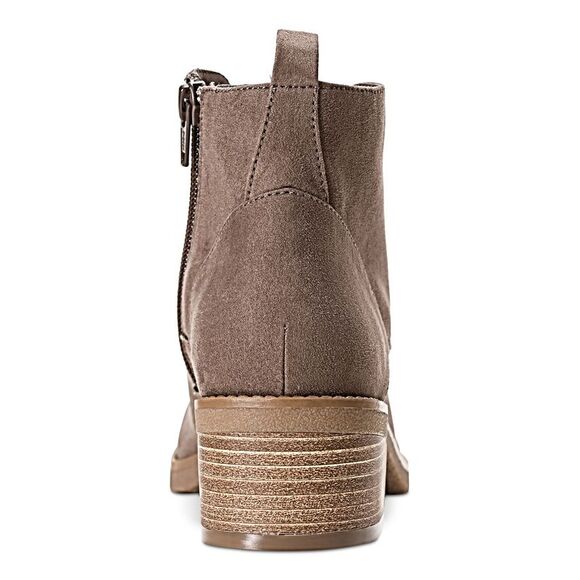 STYLE & COMPANY Womens Beige Pull-Tab Rizio Round Toe Block Heel Booties 6.5 M - Picture 2 of 4